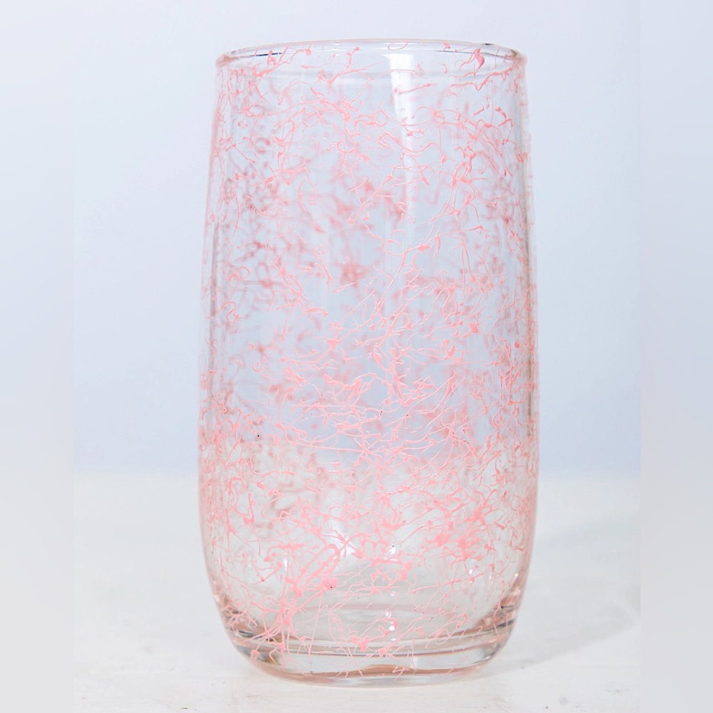 Vintage Hazel Atlas spaghetti string drinking glass - Picture 1 of 6